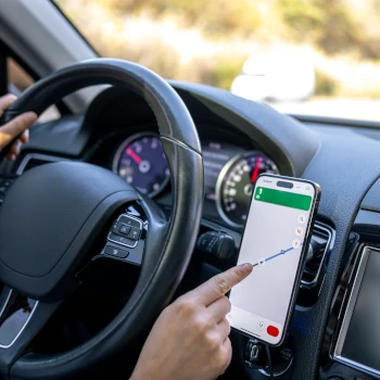 Handyhalterung im Auto